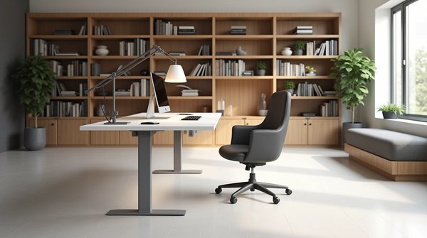 Créer un espace optimisé avec un bureau assis debout pour setup lourd